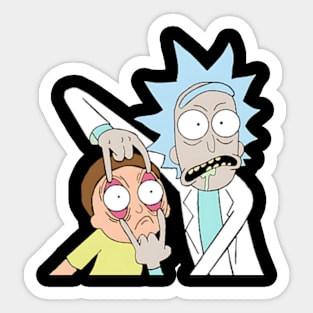 rick and morty Sticker